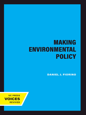 cover image of Making Environmental Policy